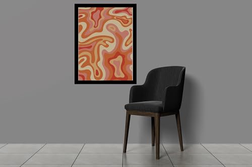 Image of BLINKART Trendy Abstract Wall Art Painting Print Design | Aesthetic Wall Decor Photo Artwork Frame Decoration Hanging For Home Bedroom Living Room Office Wall Decor | T075 | 13x10 Inches