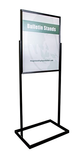 THE GLOBAL DISPLAY SOLUTION ASIA SOURCES, INC Premium Floor Sign Holder with rectangular tube base. (22