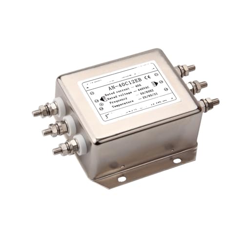 Filtro de potencia trifásico 50A AN-50C12EB para eliminar interferencias en maquinaria