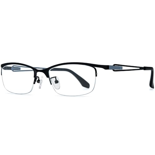 Image of FONEX Pure Titanium Glasses Frame Men Square Eyeglasses Optical Eyewear F85775