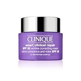 Clinique Smart Clinical Repair SPF 30 Wrinkle Correcting Cream With Peptides, Hyaluronic Acid + Provitamin D | Protecting + Repairing the Look of Skin, 75 ml.