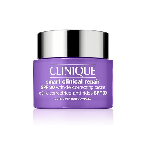 Image of Clinique Smart Clinical Repair SPF 30 Wrinkle Correcting Cream With Peptides, Hyaluronic Acid + Provitamin D | Protecting + Repairing the Look of Skin, 75 ml.