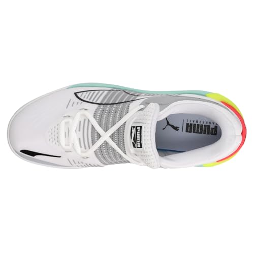 PUMA Mens Fusion Nitro Basketball Sneakers Shoes - White - Size 11.5 M4