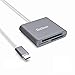 Price comparison product image USB C Card Reader Belkertech Type C CF Card Reader USB 3.1 Type C Memory Card Reader for Compact Flash (CF), SDXC, SDHC, SD, Micro SD/TF Card for MacBook Pro, ChromeBook New iPad Pro 2018 -Space Grey