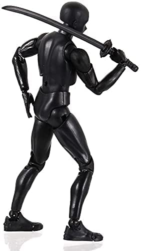 Action Figures Body-Kun Dx & Body-Chan Dx Pvc Model Shf Children Kids Collector Toy Gift, Drawing Mannequin Figure Models For Artists (Black Male+Female) #TOP4