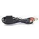 Motorrad Ladegerät Kit, 12V-24V Motorrad Batterie Ladegerät Schnelltrennschalter 10A O-Ring Anschlusskabel Schnelltrenn Verlängerungskabel für Motorrad Batterie Gurt Adapter Verbindung Ring,Schwarz