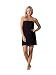 Turkish Linen Women’s Waffle Spa Body Wrap with Adjustable Closure (One Size, Black)