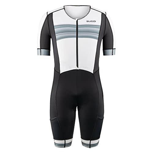 SUGOi Men's RPM Aero Tri Suit (White, Large)