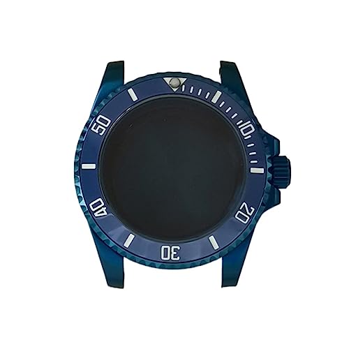 SLAVIK du[ SUB P[X 316L XeX| 40mm Tt@CAKX~[vP[X NH35 NH36 [ugƌ݊ (Color : Flat Mirror)