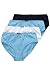 Produktbild Ulla Popken Damen Pack of 4 Tipped Briefs Slips, Helles Petrol, 50-52 Große Größen EU