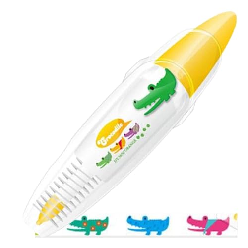 押すタイプの装飾ペン - 動物デザインのかわいい女性用ペン 見た目が美しいマーカー 文房具 修正テープ付き 教師 学生 大学生 子供用 | 大学生や子供 学校の先生向けの美的修正テープとペイント用品