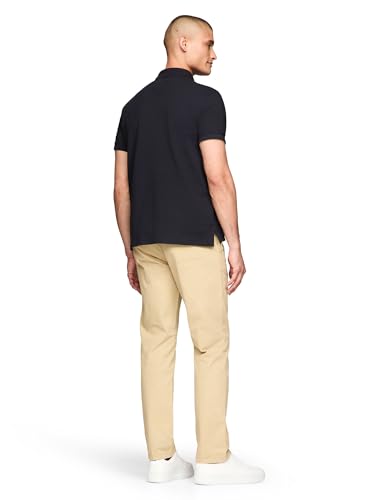 Polo de hombre Tommy Hilfiger de manga corta casual en corte regular con diseños de rayas miniatura 4