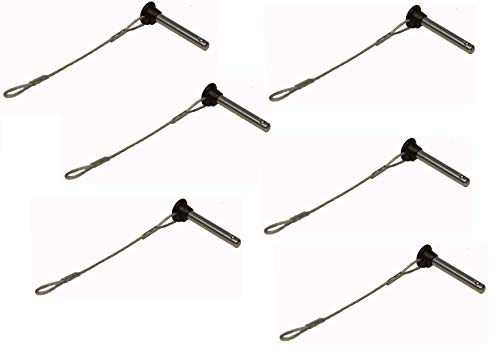 Marine Part Depot Six Stainless Bimini top 3/16" Pull pins