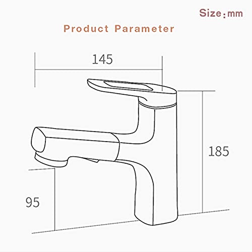 Grifo de lavabo extraíble dorado de tres funciones para cocina 8