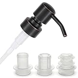 ALTGLAS Seifenspender Pumpkopf 'Zagreb' - Edelstahl Aufsatz mit Dichtungsring Set für 18-23mm...