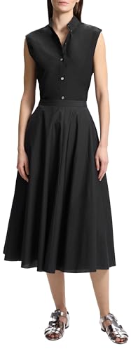 Theory Women's High Waist Full Circle Skirt4