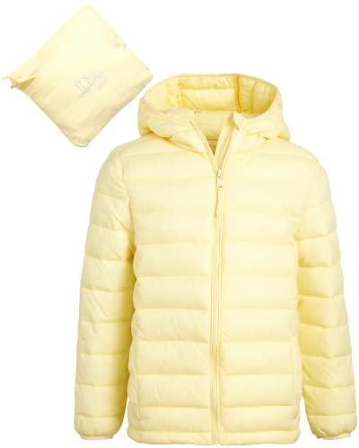 URBAN REPUBLIC Girls' Jacket - Packable Water Resistant Bubble Puffer Windbreaker Coat