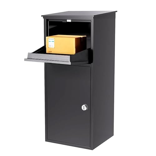 Buzon Paquetes Exterior Buzon for Paquetes Caja de Entrega Express for Exteriores Caja de Paqueteria de pie Buzón de Correos Apto for Casa Apartamento Escuela Oficina(96cm/38in)