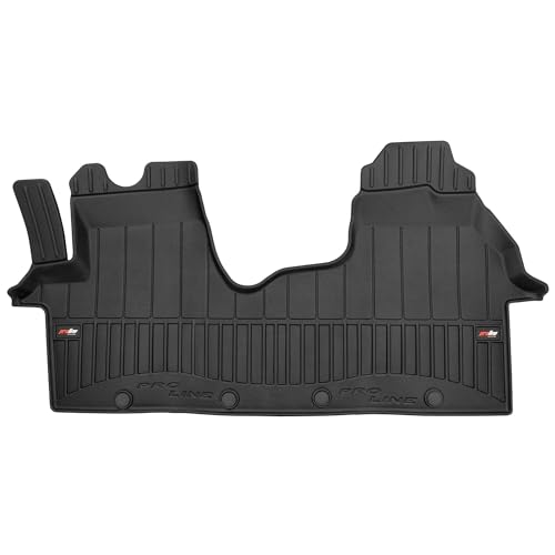 MOTOS Tapis de sol caoutchouc pour Renault Trafic III depuis 2014 Améliorez Votre Confort de Voyage avec Le tapis noir antidérapant Auto 3D- tapis voiture...