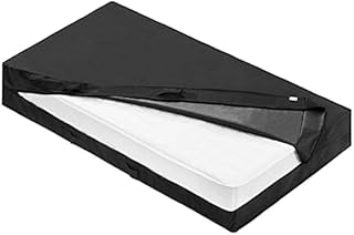 Navaris Single Mattress Protector - Black Mattress Bag for Storing, Transporting, Moving Mattress - Heavy Duty Mattress Protector - 90 x 200cm