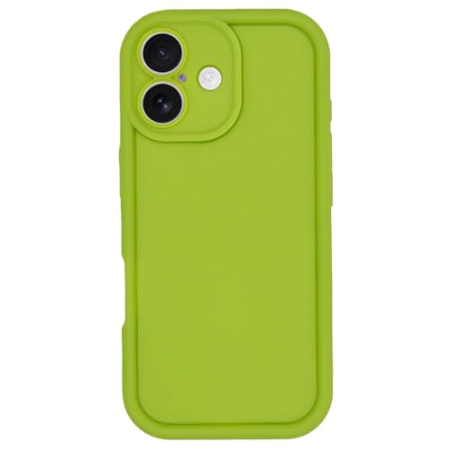 Image of Puxicu Slim Case for iPhone 17, Enhanced Camera Protection, Shockproof Skin-Friendly Touch Soft Case Cover for iPhone 17 Phone 6.3 inch, Avocado Green
