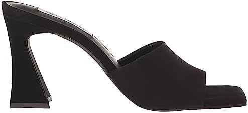 Steve Madden Women's Fairfax Heeled Sandal, Black Nubuck, 8.5 | Image 5