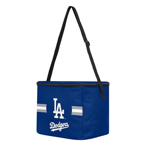 Image of FOCO MLB Officially Licensed Primary Logo Team Stripe 6 or 12 Pack Soft Insulated Game Day Baseball Lunch Tote Cooler