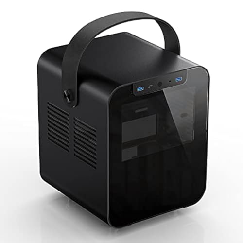 JONSPLUS i 100 Mini-itx PCケース ガラスパネル Amazon.com: Jonsplus i100 Pro Mini-ITX Gaming Case, Black