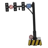 Juego de simulación: el de lámpara de semáforo es un educativo, ayuda a enseñar a los sobre conceptos importantes de seguridad vial, juego de simulación de juguete de semáforo