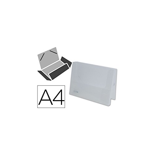 Liderpapel 920960 Box File Polypropylene 700 Microns Hard Back A4 210 x 297 mm Transparent Plastic