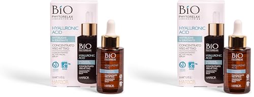 Phytorelax Laboratories Concentrato Acido Jaluronico Antirughe - Idratante - 30 ml (Confezione da 2)