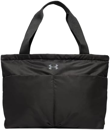 Under Armour Womens Studio Lite Tote Bag, (001) Black / / Castlerock, One Size Fits Most