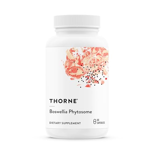 THORNE - Boswellia Phytosome - Supports a Healthy Inflammatory Response in the Brain Lungs GI Tract Muscles Joints & Tendons* - Third-Party Certified - Gluten Dairy & Soy-Free - 60 Capsules