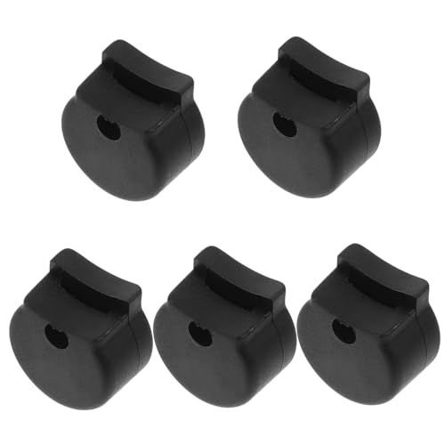 Yardwe 5Pcs Clarinet Thumb Rest Cushions Rubber Thumb Pads for Comfortable Grip Slip Design Suitable for Clarinet Accessories Vibrant Colors for Personal Preference