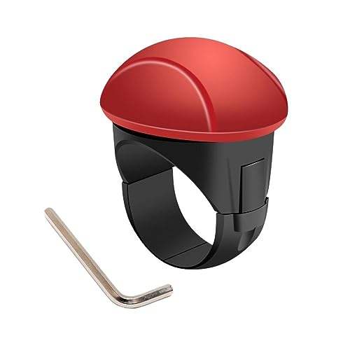 JP Number ハンドルスピナー ハイエース トラック 工具不要 人間工学設計 静音モデル 肩への負担軽減 (レッド)