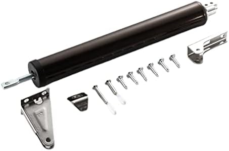 Automatic Door Closer,Door Closers, Pneumatic Buffer Automatic Door Closing Device for Residential and Light Commercial Doors Aluminum Alloy Door Closers(Silver)