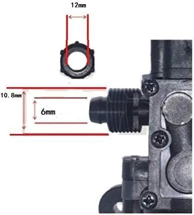 Miniatura 2 de CYBERNOVA DC 24V 100 PSI 4.0Lm Bomba de diafragma de alta presión Bomba de agua autocebante Bomba de riego para