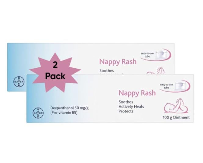 Nappy (Diaper) Care Ointment 5% percentage, 100g (Pack of 2)