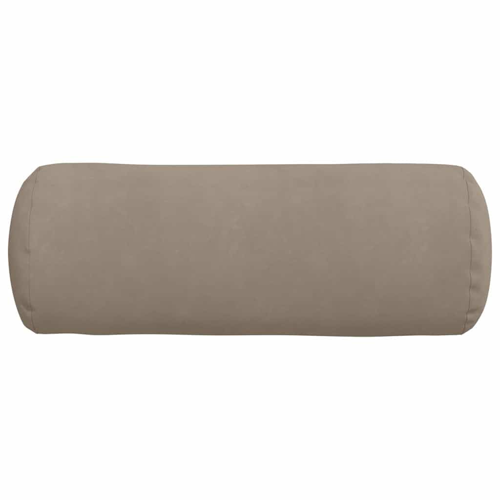 Poduszki rolkowe 2 sztuki kret 25 x 70 cm mikrofibra | Wypełnienie z włókna poliestrowego, zdejmowane poszewki na poduszki, do użytku wewnątrz salonu, sypialni, biura