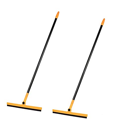 Image of Zureni Floor Wiper with Metal Rod for Home Bathroom Kitchen Wiping (Pack of 2)