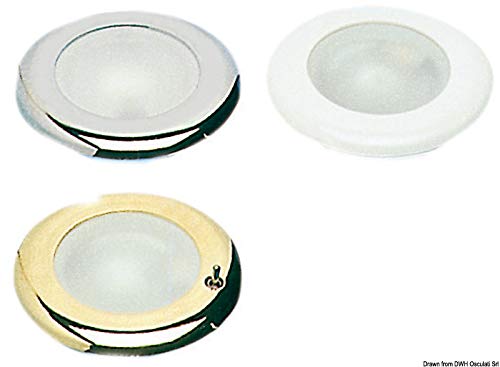 Plafonnier Nova ABS Blanc Batsystem pour illuminer vos soirées au mouillage