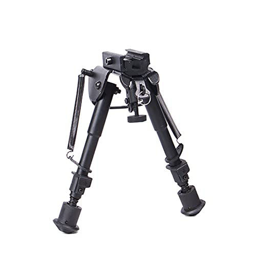 Ruiqas Tactical Bipod with Adjustable Legs and 20mm Rail Adapter Foldable Tactical Metal Nylon Bipod