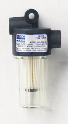 Racor Racor In-Line Gasoline Fuel Filter, replacement element for 025-rac-01