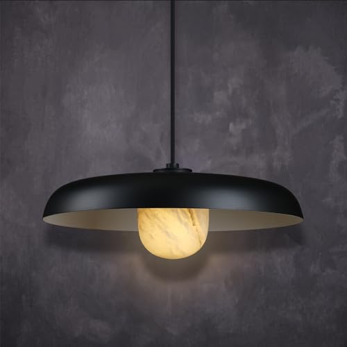 Sucelating Alabaster Industrial Pendant Lights Kitchen Island cover
