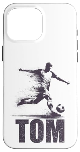 Tom Soccer Boys Personalized First Name Tom X}zP[X iPhone 16 Pro Max p
