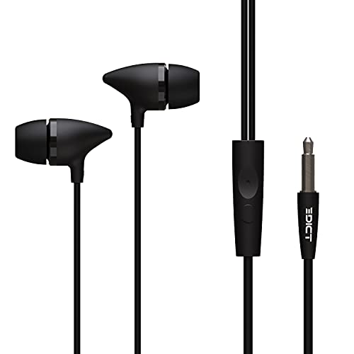 Edict By Boat Strikers Eep01 Wired In Ear Earphone With Mic (Black)