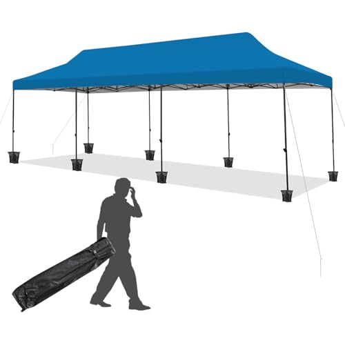 EROMMY 10' x 30' Pop Up Canopy Tent, Commercial Instant