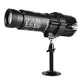 20W LED Static HD Zoom AD Logo Advertise Projector Lamps for Pubs Clubs Bands Disco DJ Party Indoor Show GOBO Advertising Lights NO Card