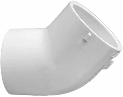 Miniatura 2 de MaxLLTo Reemplazo de 2-1/2 pulgadas x 2-1/2 pulgadas antideslizante x PVC codo de 45 grados SCH 40 para Thrifco Plumbing 8114034