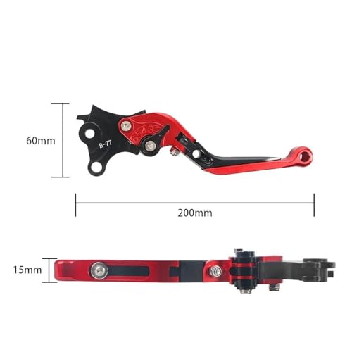 Levier commande d'embrayage frein pliable pour guidon GS1200 - 3